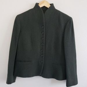 Ralph Lauren 14 wool green jacket coat
